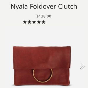 Parker Clay Nyala Foldover Clutch